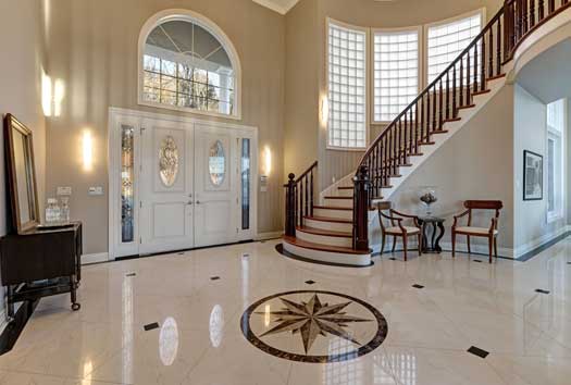 marble floor
