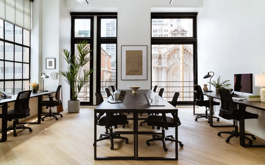 wooden office floor